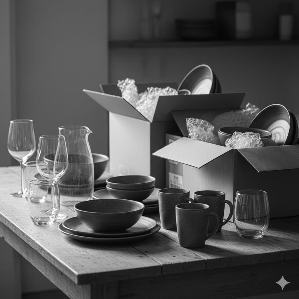 Оптовые продажи посуды и стекла + E-commerce